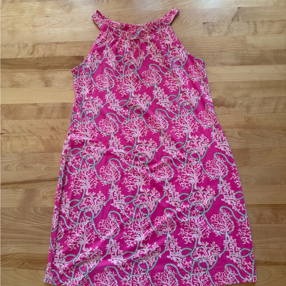 Lulu B pink and white dress